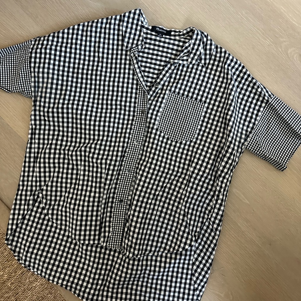 Madewell gingham Courier Shirt
